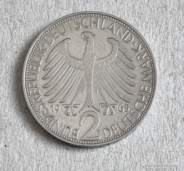 Germany nszk 2 marks 1965 f