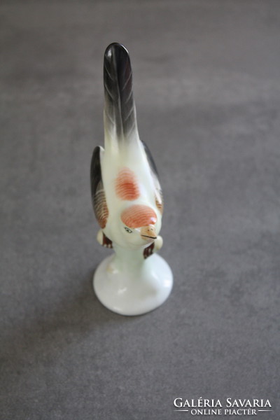 Hollóházi porcelán madárka- szép, hibátlan állapotban