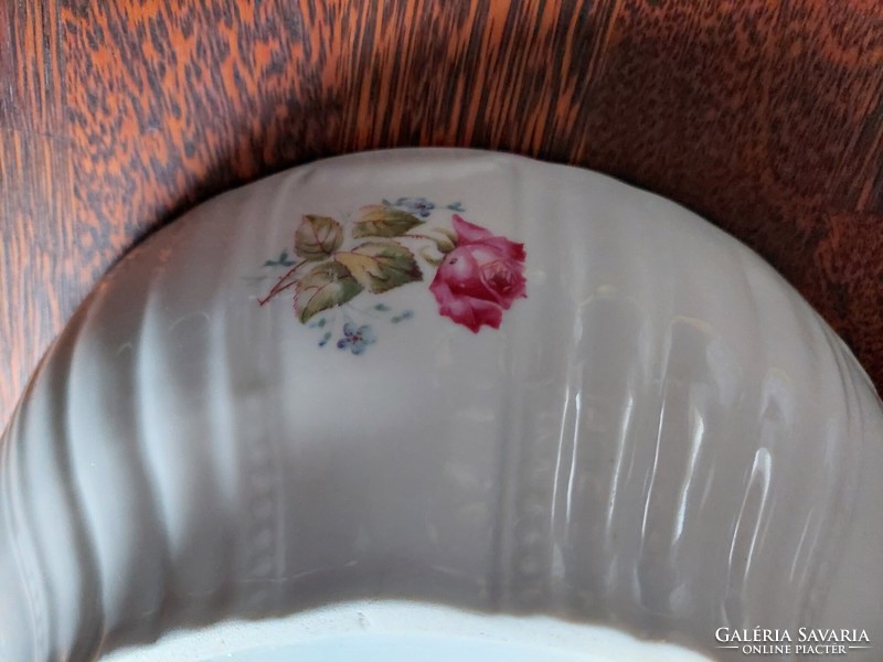 Pink - forget-me-not pattern rare! Pie plate - peasant plate - koma plate can be picked up in person in Budapest!L