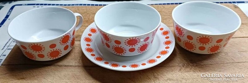 Alföldi porcelain center varia sunburst tea cup