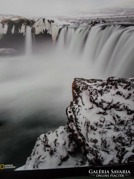 Poster 6.: Godafoss waterfall in winter, Iceland (photo)