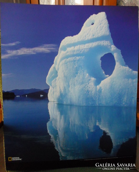 Poszter 10.: Úszó jéghegy, Alaszka, LeConte öböl (fotó)