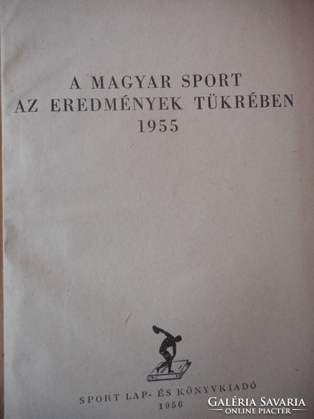 ​A magyar sport az eredmények tükrében 1955