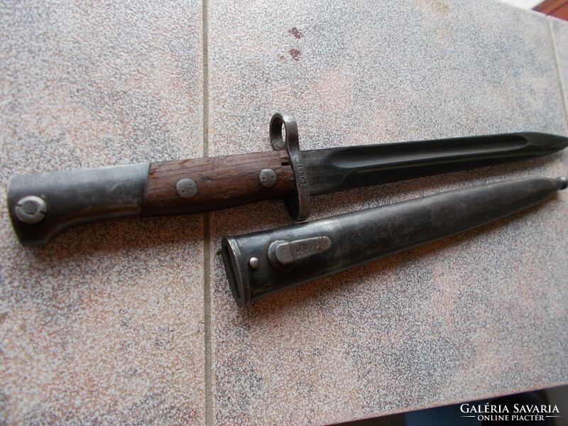 WW1,Német bajonett Mauser 98/24, nummerngleiche