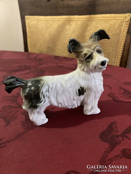 Karl ens porcelain fox terrier dog figurine