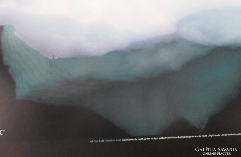 Poster 20.: Floating ice sheet off the coast of Greenland (photo; Arctic, ice)