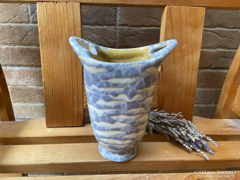An applied art gorka gauze vase is rare
