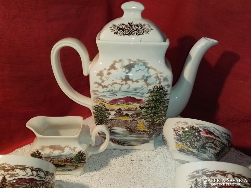 Wonderful English tea set...Hand decorated