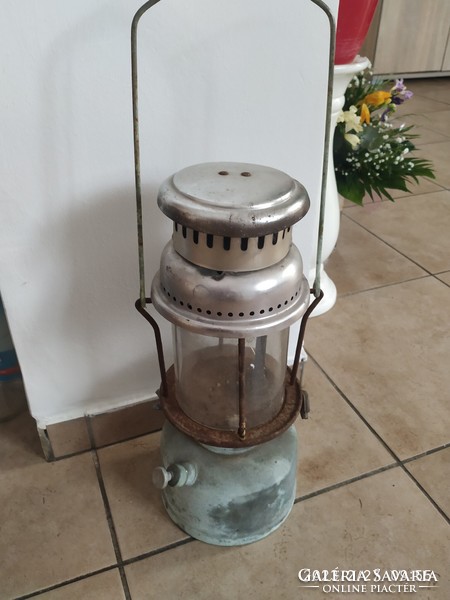 Antik nagyméretű  gázlámpa viharlámpa eladó! 40 cm