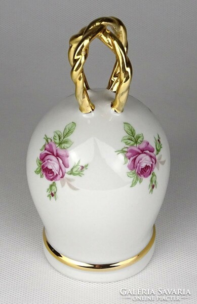 1M207 Jelzett Royal Dux Atelier porcelán csengő csengettyű 14 cm
