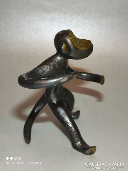 Walter Bosse bronz majom figura szobor
