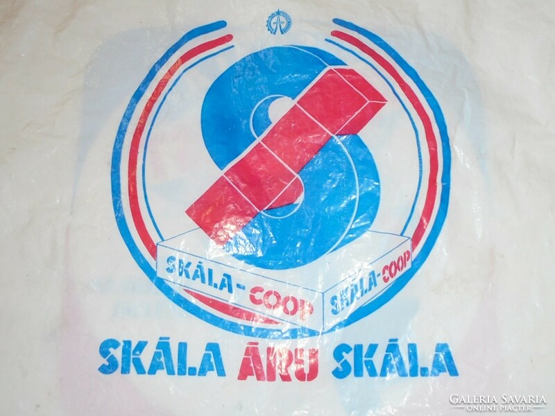 Retro skála department store skála-coop áfés co-operative nylon pouch satchel bag - 1970s