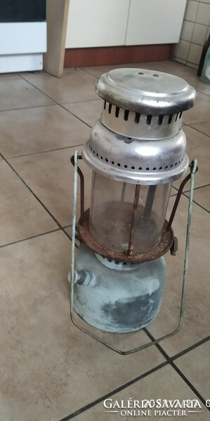 Antik nagyméretű  gázlámpa viharlámpa eladó! 40 cm