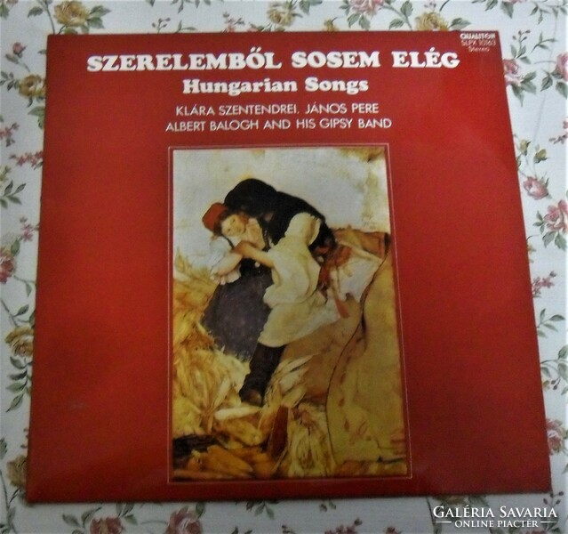 Love is never enough - Hungarian songs vinyl record. 1981 edition.