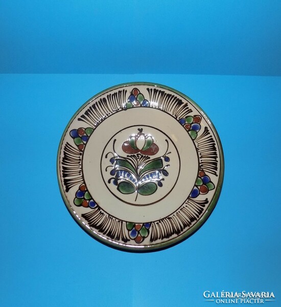 Folk ceramic wall plate diameter 27 cm (n)