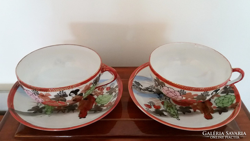 Oriental porcelain tea cup 2 pcs
