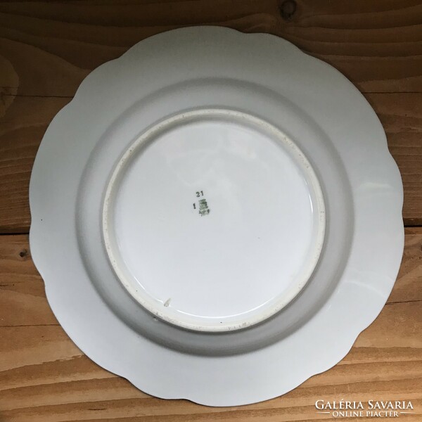 Ibolyás gyöngyös Zsolnay fali tányér