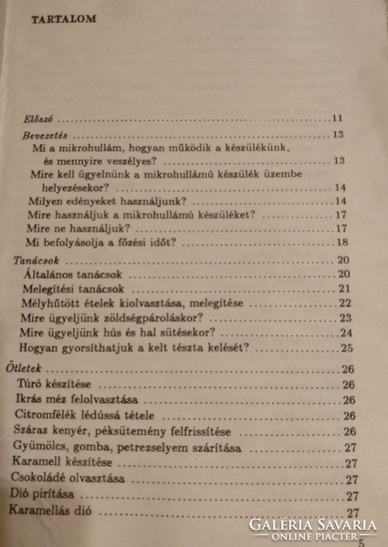 Huba - Stadler: Tanácsok és receptek mikrohullámú sütőkhöz, ajánljon!