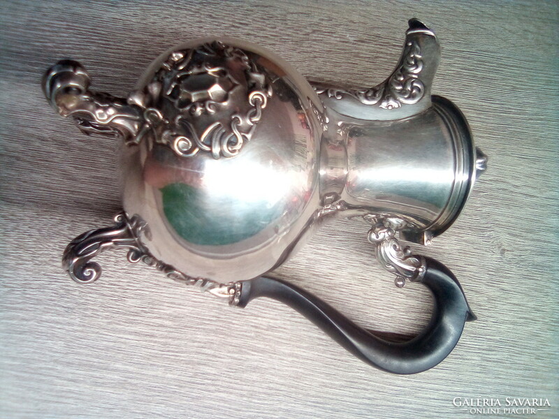 Silver jug, spout, 1890, 402g
