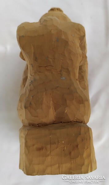 Small carved wooden statue for sale!