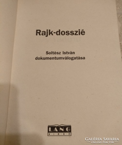 Soltész: Rajk dosszié, ajánljon!