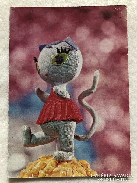 Futrinka street fairy tale character postcard - puppet design: bródy vera -5.
