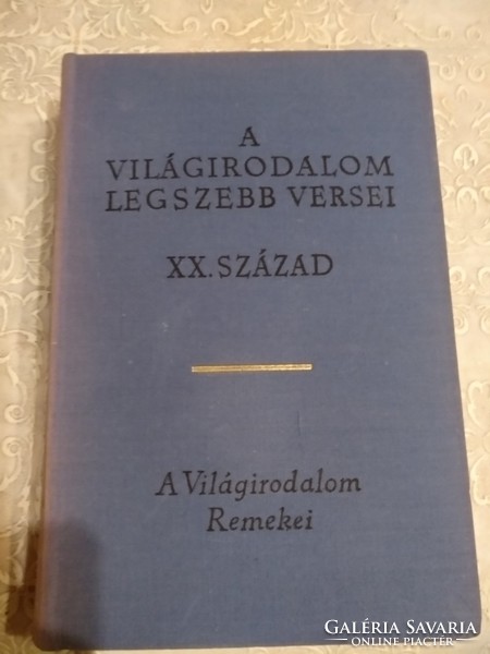 A világirodalom legszebb versei, XX. század, ajánljon!