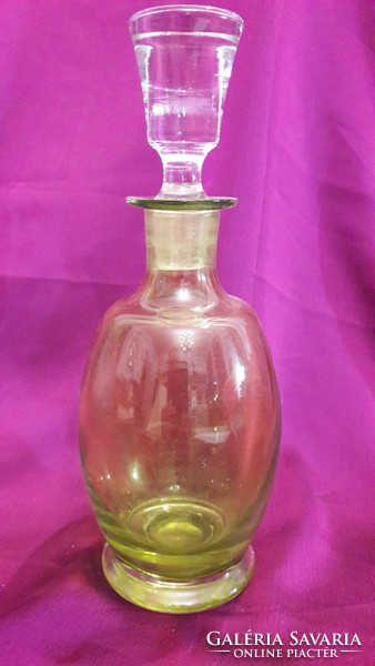 Old colored glass, brandy display (l3405)