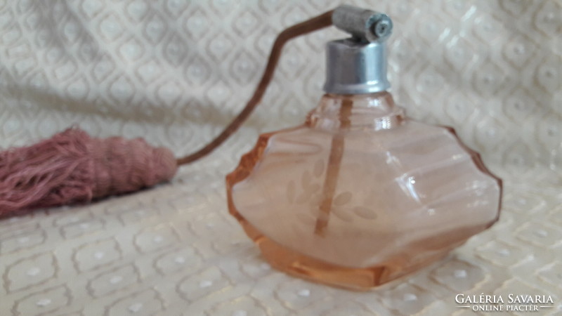 Old pump perfume bottle (l3420)