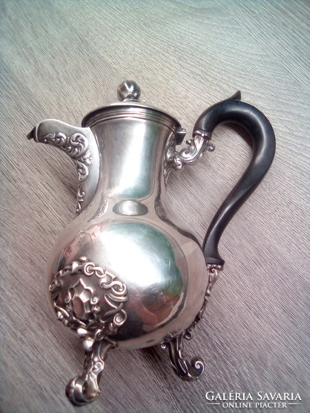 Silver jug, spout, 1890, 402g