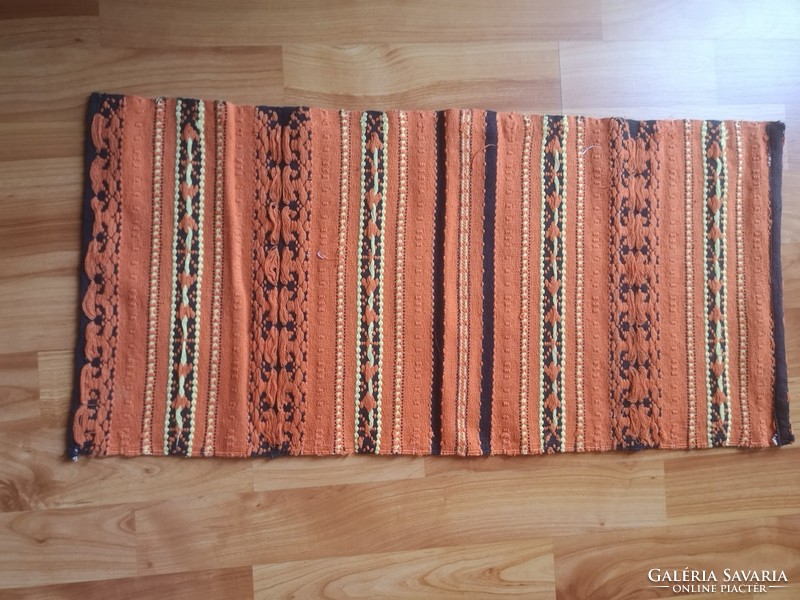 Hand-woven table runner, dimensions: 63 x 31 cm 1960s