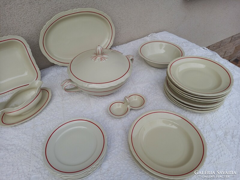 Old 6-person Bareuther Bavarian porcelain tableware