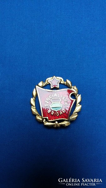 Socialist brigade badge and plaque