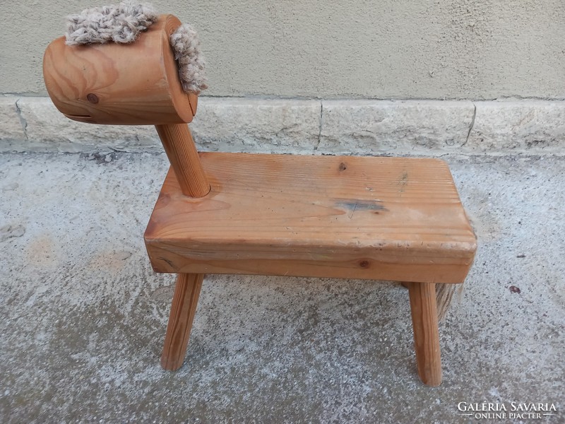 Wooden chair stoki stool old negotiable