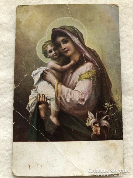 Antik, régi képeslap  -  Zatzka - Madonna  - 1916                                            -5.