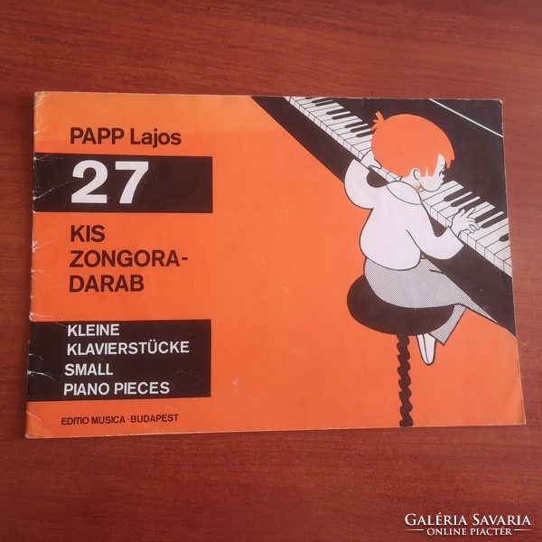 Papp lajos: 27 small piano pieces in 1969