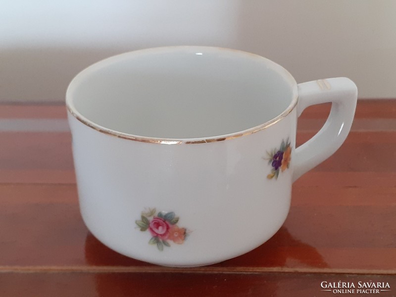 Old drasche porcelain cup mini floral vintage mug