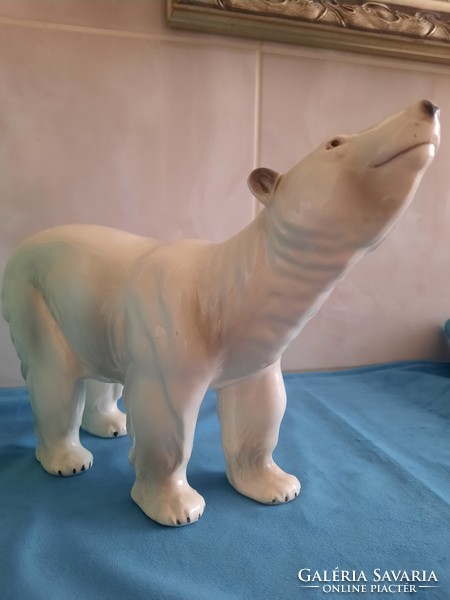 Kerámia jegesmedve, 28 cm