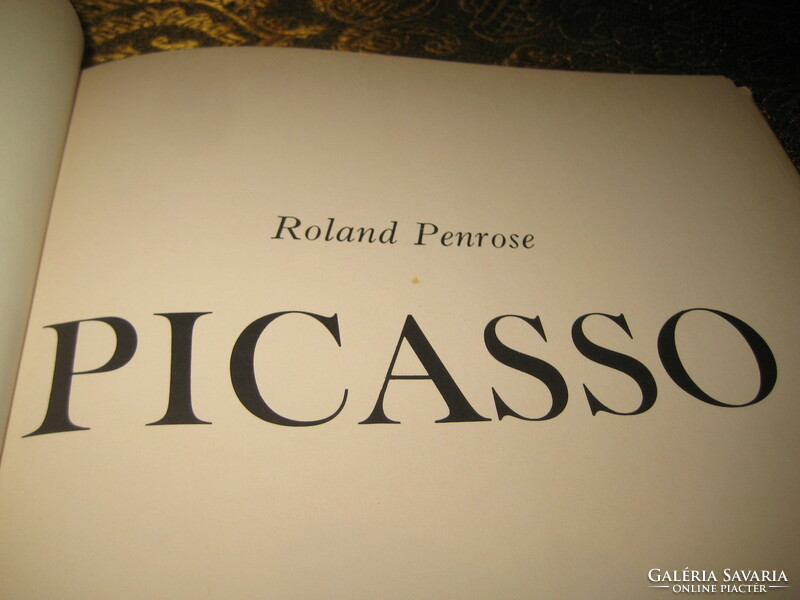 PICASSO  von  Roland  Peurose  , élate , művei , német nyelven  23 x 32 cm
