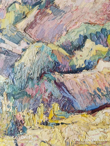 Kollarits Ferenc Börzsönyi's painting Hill Country is for sale