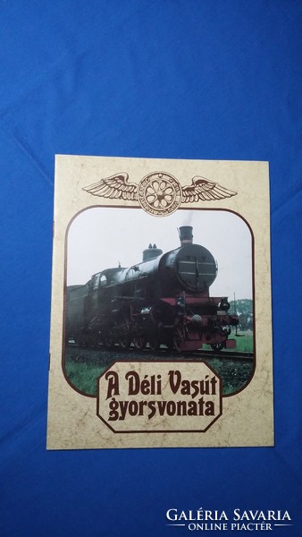 Ernő Lányi: high-speed train of the southern railway, máv publication