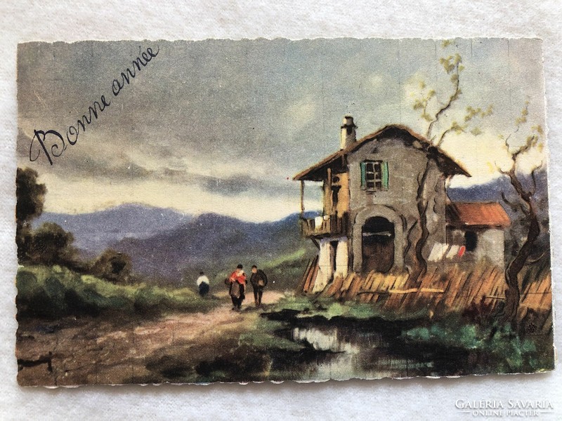 Antik, régi képeslap                                                     -5.