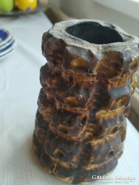 Ceramic, industrial artist's vase for sale!