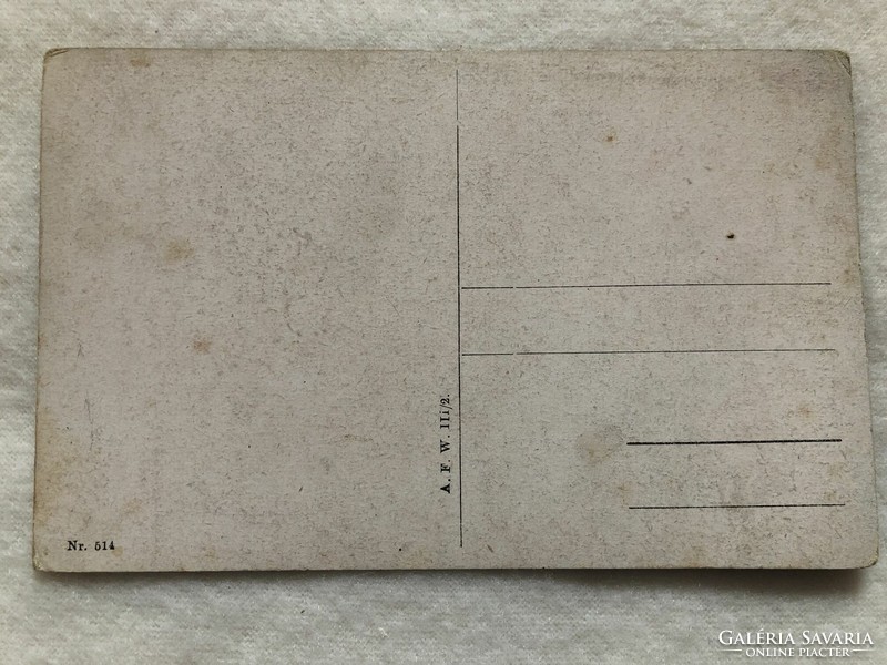 Antik, régi képeslap - Postatiszta                                 -5.