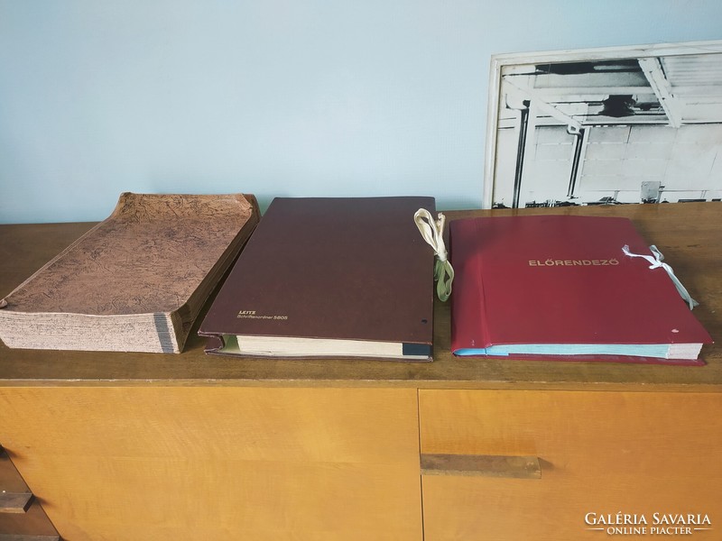 Old planner books folders