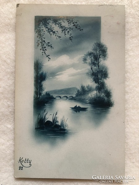 Antique postcard - 1925 -5.