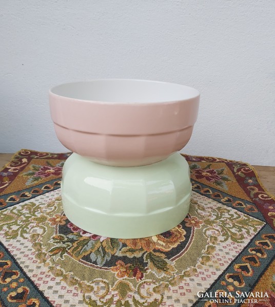 Green rare granite bowl scones peasant bowl collector's item