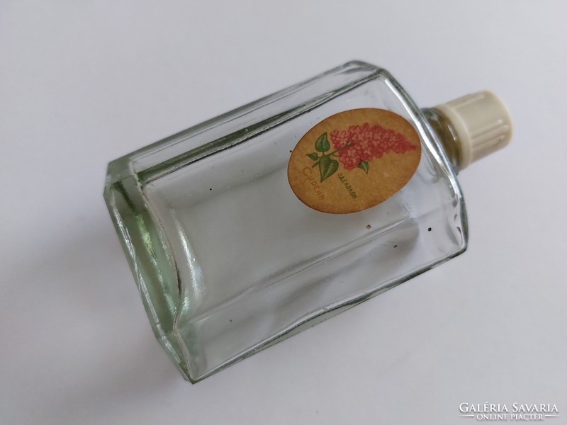 Retro orosz kölnis üveg régi címkés parfümös palack
