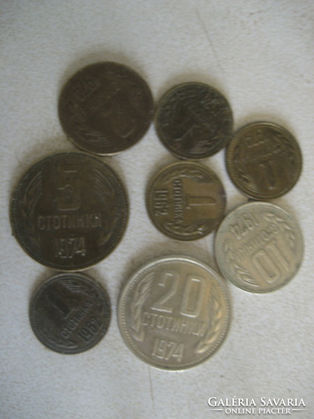 Bolgár pénzérmék 1962-1974