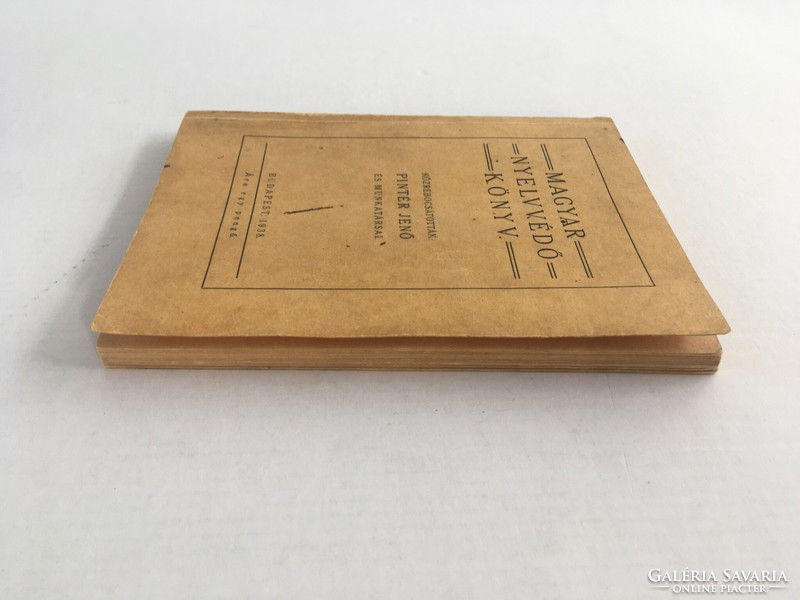 Pintér Jenő: Magyar nyelvvédő könyv, 1938.